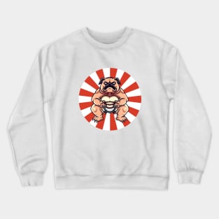 Sumo Dog ready to fight Crewneck Sweatshirt